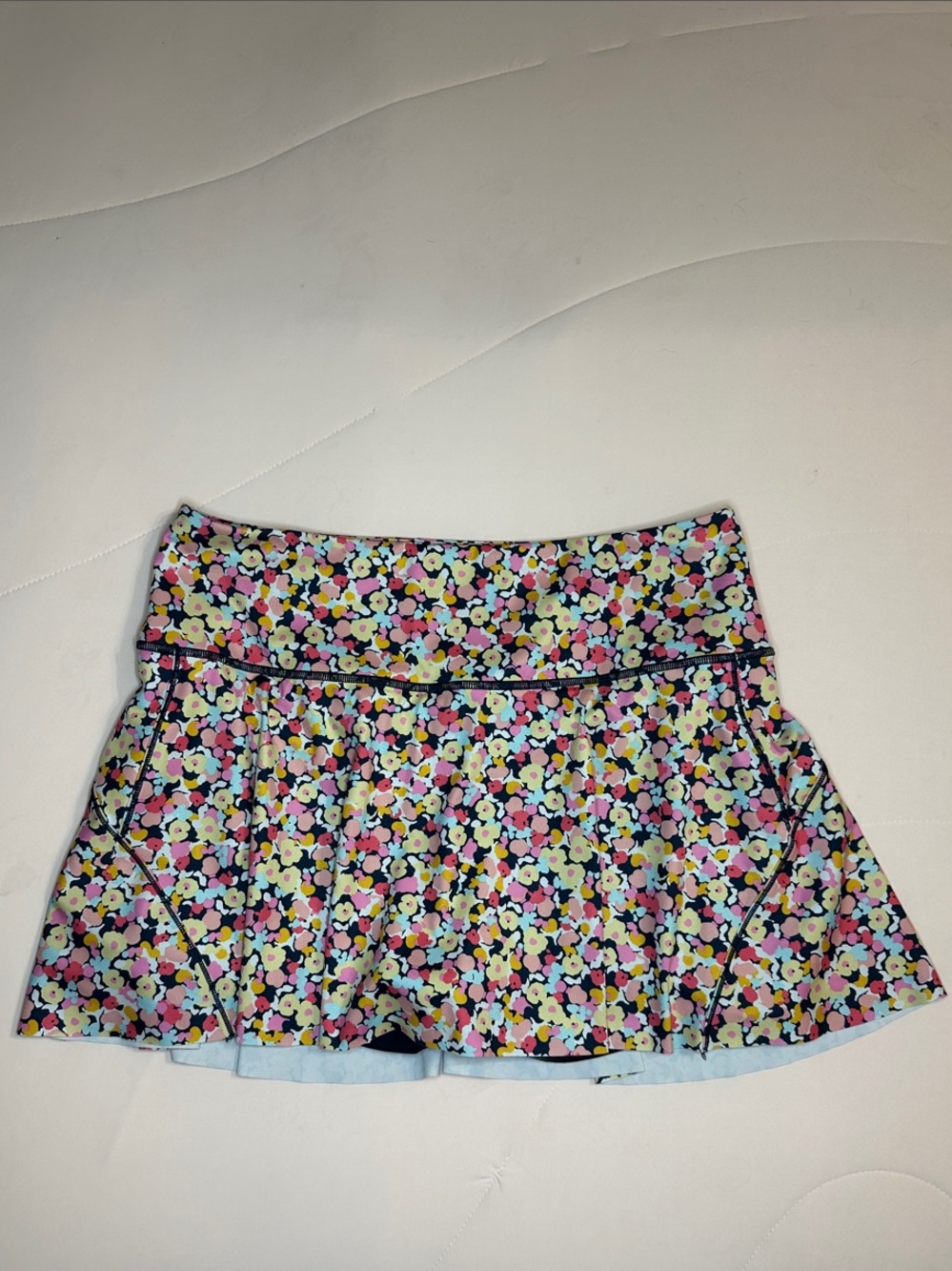 Athleta Women Ace Floral Tennis Skort 13.5” size L